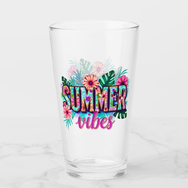 Verre Vibes d'été (Devant)
