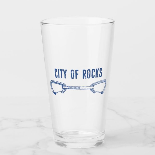 Verre Ville De Rocks Idaho Rock Escalade Quickdraw (Devant)