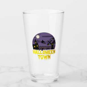Verre Ville d'Halloween