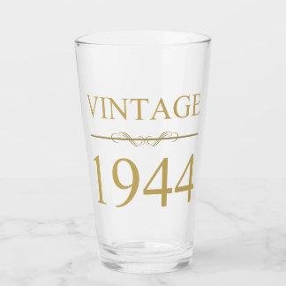 Verre Vintage 1944 80e anniversaire