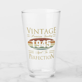 Verre Vintage 1945 80e anniversaire