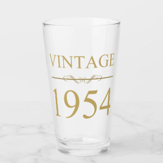 Verre Vintage 1954 70e anniversaire