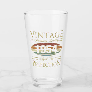 Verre Vintage 1954 70e anniversaire