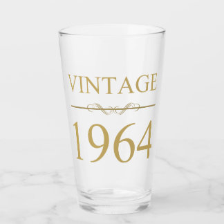 Verre Vintage 1964 60e anniversaire