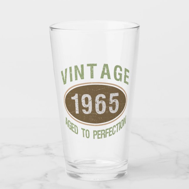 Verre Vintage 1965 60e anniversaire (Devant)