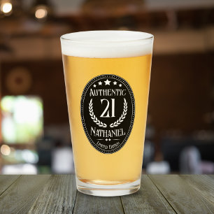 Verre Vintage 21ème anniversaire pour lui Authentic