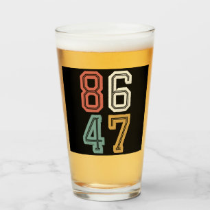 Verre Vintage Classique 86 47 Anti Trump 2024 Mettre en