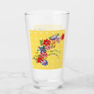 Verre vintage Floral