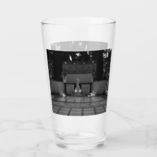 Verre Vintage USA Californie San Simeon Neptune piscine