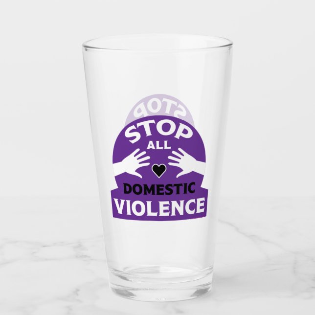 Verre Violence domestique (Devant)