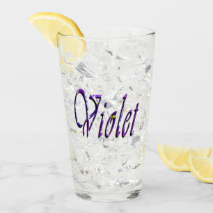 Verre Violet Floral Violet,