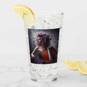 Verre Virgo Zodiac Musicien Cello