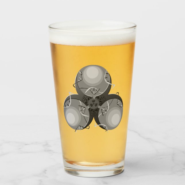 Verre Virus de la peste (Devant (rempli))