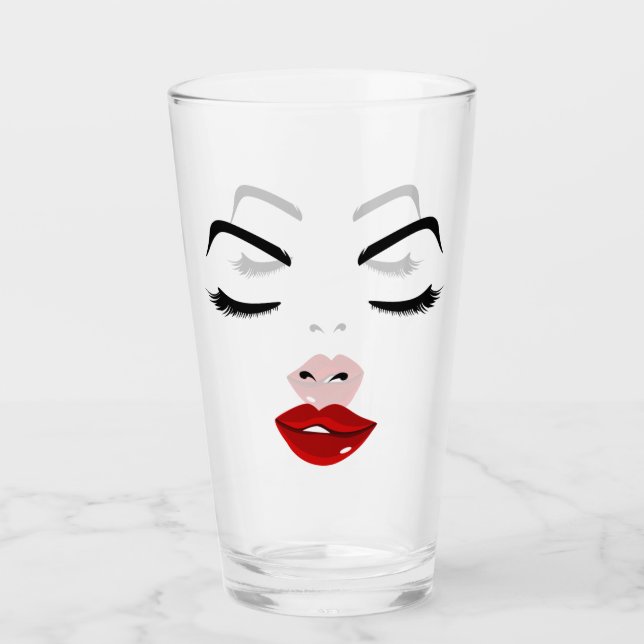 Verre Visage élégant (Devant)
