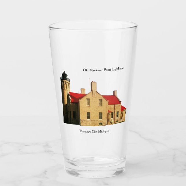Verre Vitre du phare Old Mackinac Point (Devant)