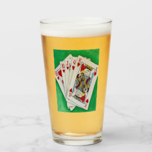 Verre Vitres de nuit de poker