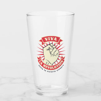 Verre Viva La Révolution