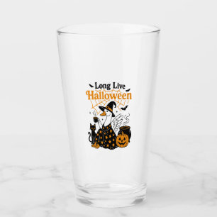 Verre Vive la sorcière de l'oie d'Halloween