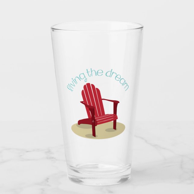 Verre Vivre le rêve (Devant)