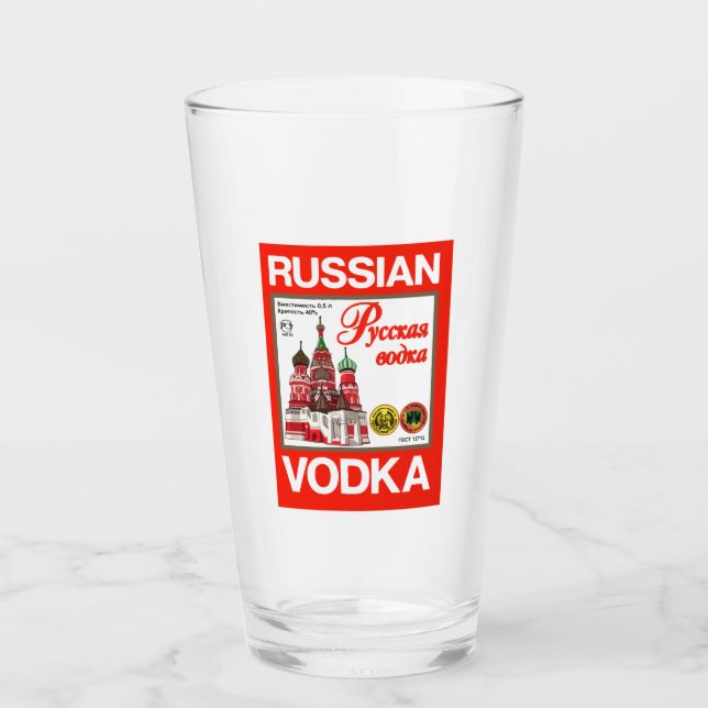 VERRE VODKA RUSSE (Devant)