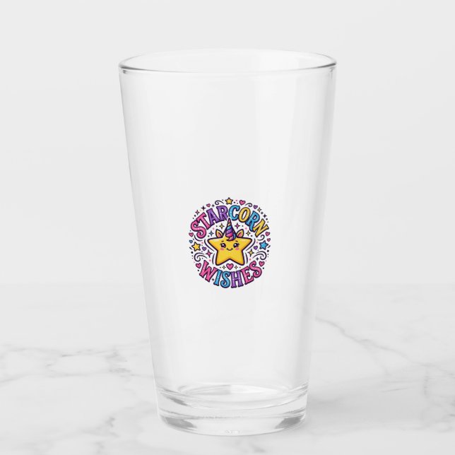 Verre Vœux de licorne Starcorn Impression commerciale à  (Devant)