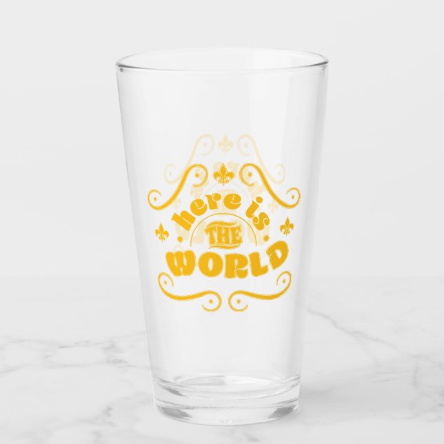 Verre Voici le monde (Devant)