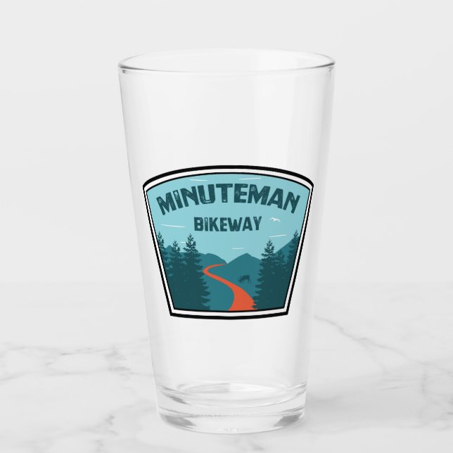 Verre Voie cyclable Minuteman Boston Massachusetts (Devant)