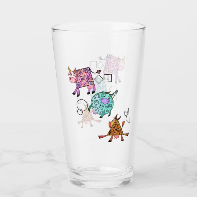 Verre Volant Vaches (Devant)