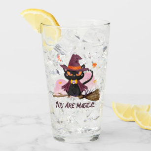 Verre Vous Êtes Magique Chat De Sorcière