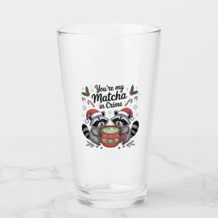 Verre Vous êtes mon Matcha en amour de Raton laveur crim