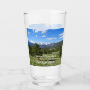 Verre Vue panoramique des montagnes Rocheuses