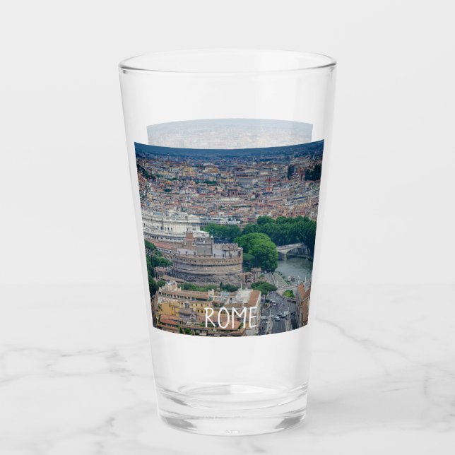 Verre Vue sur le centre historique de Rome (Devant)