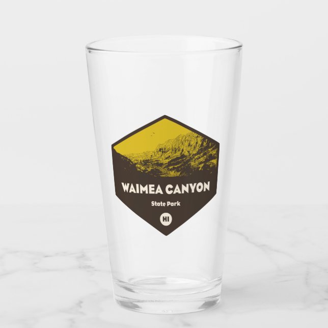 Verre Waimea Canyon State Park Hawaii (Devant)