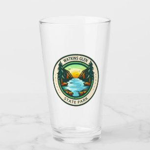 Verre Watkins Glen State Park New York Emblem Vintage