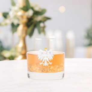 Verre Whiskey d'aigle polonais
