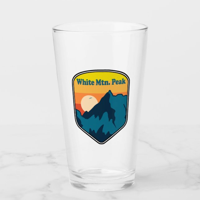 Verre White Mountain Peak California Sunrise (Devant)