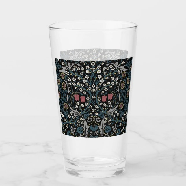 Verre William Morris Blackthorn Floral Art Nouveau (Devant)