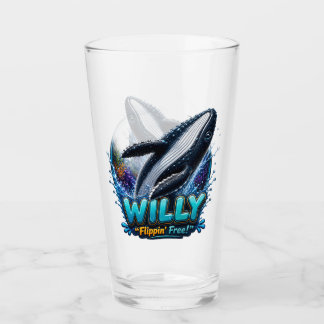 Verre Willy Whale – Flippin’ Libre. Drôle