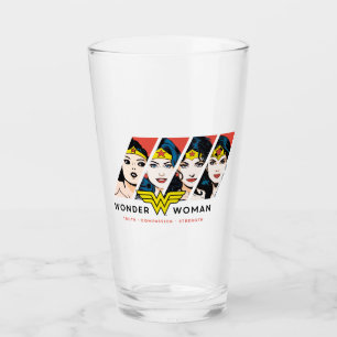 Verre Wonder Woman Graphic Evolution