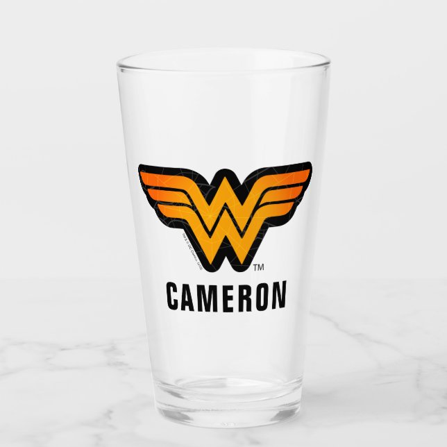 Verre Wonder Woman | Logo saisonnier (Devant)