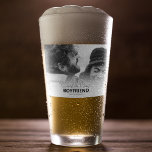 Verre Worlds Best Boyfriend<br><div class="desc">Looking for a unique gift for valentiness day,  birthdays or just to say I love you! This simplistic modern design features typography text which reads 'WORLDS BEST BOYFRIEND' and your favorite photo. The editable text font style,  can be changed by clicking on the customize further link after personalizing.</div>