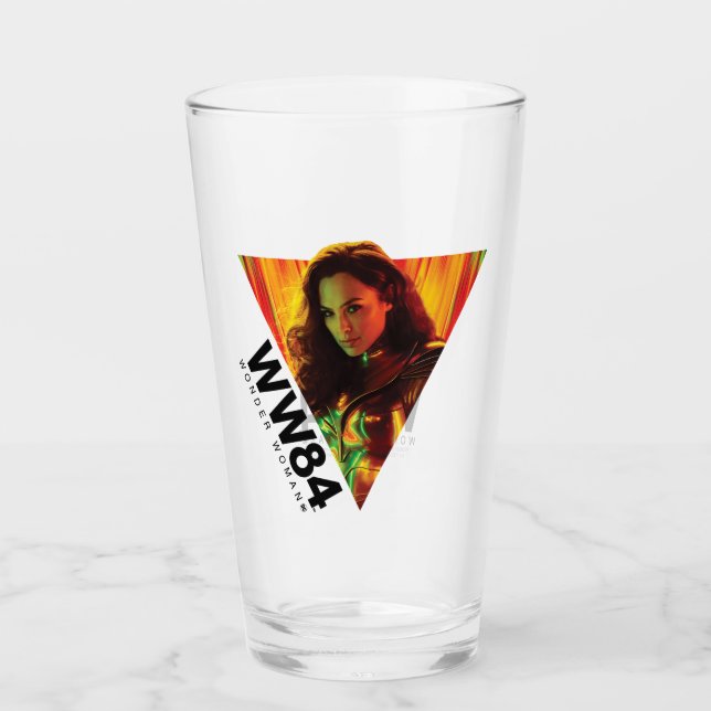 Verre WW84 | Rouge-Orange Wonder Woman Kaleidoscope (Devant)