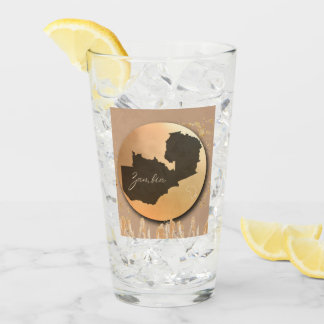 Verre Zambie X Afrique | 2 côtés