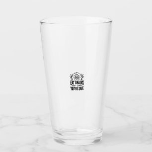Verre Zombies Mangent des Cerveaux Drôle Halloween Desig