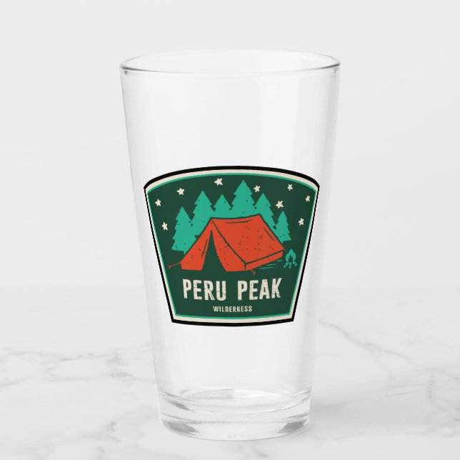 Verre Zone sauvage de Peru Peak, camping dans le Vermont (Devant)