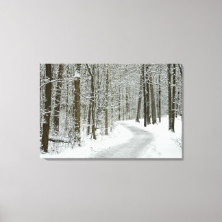 Verrerie hivernale toile enveloppée Imprimer