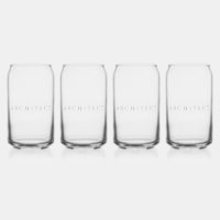 Verres à boire ARCHITECT 16 oz (4) / Sepia