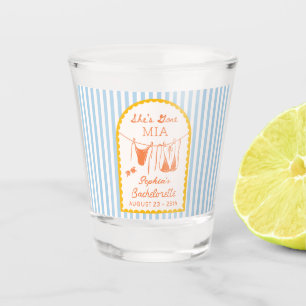 Verres à shot de fête de Bachelorette MIA Côtière