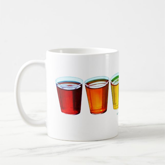 Verres à shot de SlipperyJoe's six tasses disposée (Gauche)