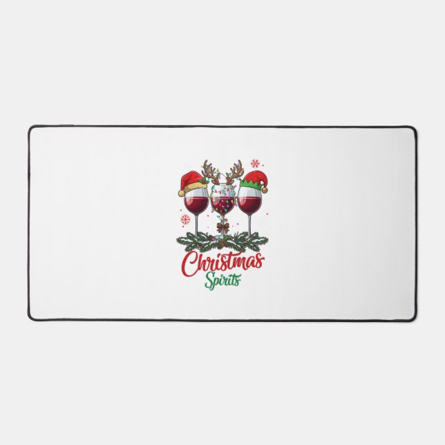 Verres à vin Esprits de Noël Renne Andouillers Pi (Recto)